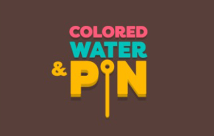 Colored Water And Pin